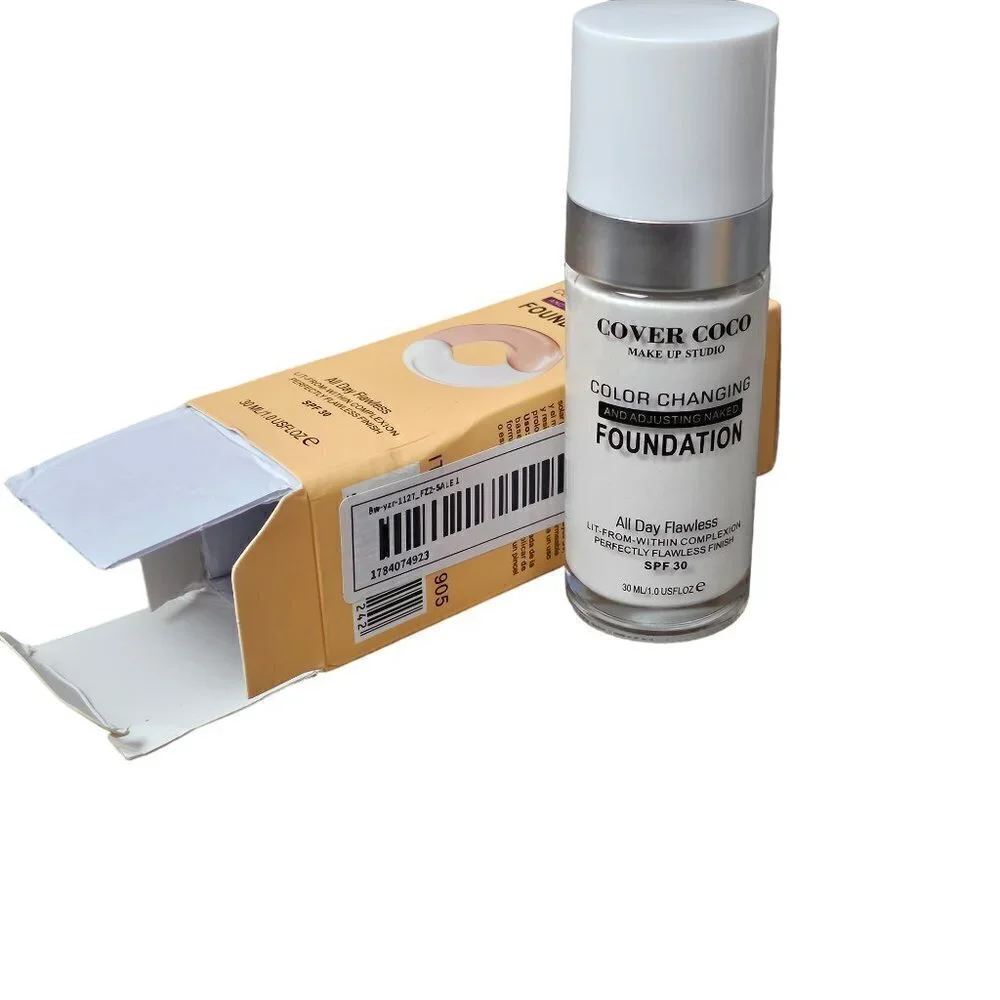 Cover COCO Color Changing Foundation Concealer Cover Makeup